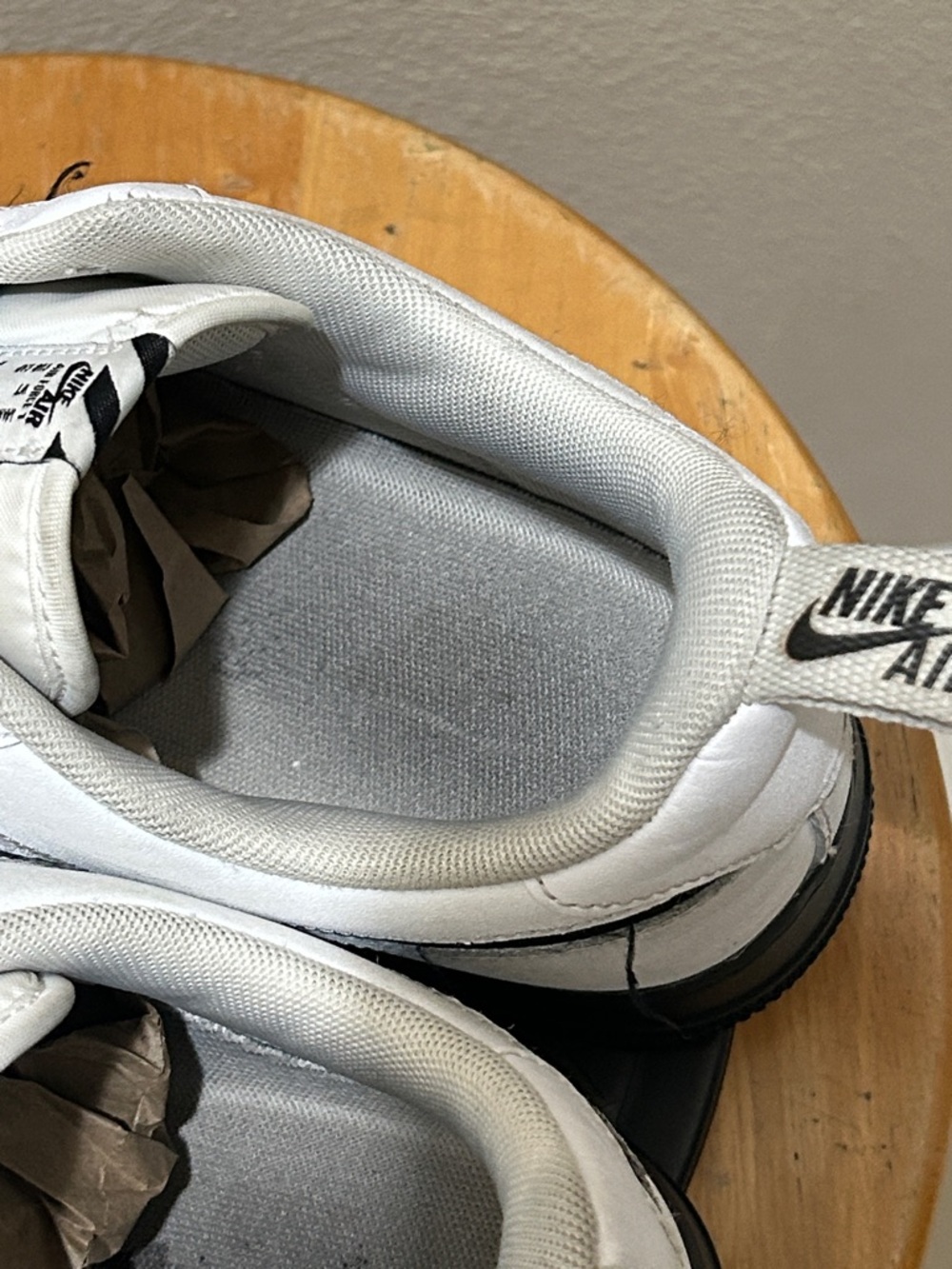 Nike Air Force 1 White Black Teal DR0155-100 - Picture 4 of 6